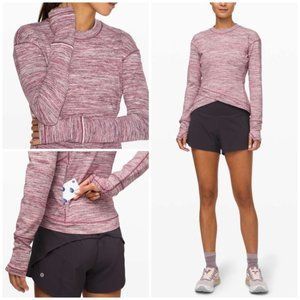 lululemon Close to Crossing Long Sleeve Sz M - Rulu Pink